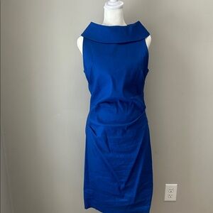 Sara Campbell Royal Blue Midi Dress